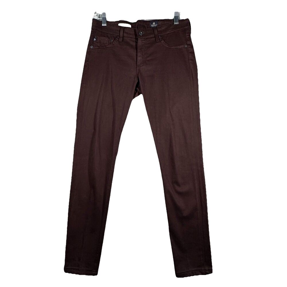 AG Adriano Goldschmied Womens 6 29" Purple The Jegging Super Skinny Ankle Casual